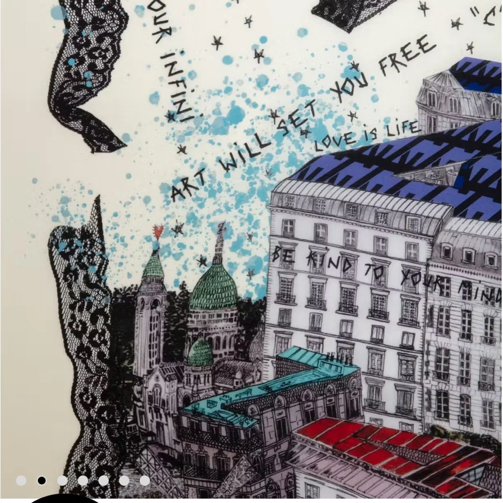 Blondie 85 Zadigcity Night Silk Scarf from Zadig& Voltaire - Picture 5 of 15